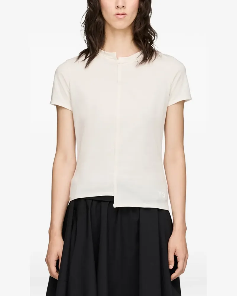 Y-3 Schmales T-Shirt - Nude Nude