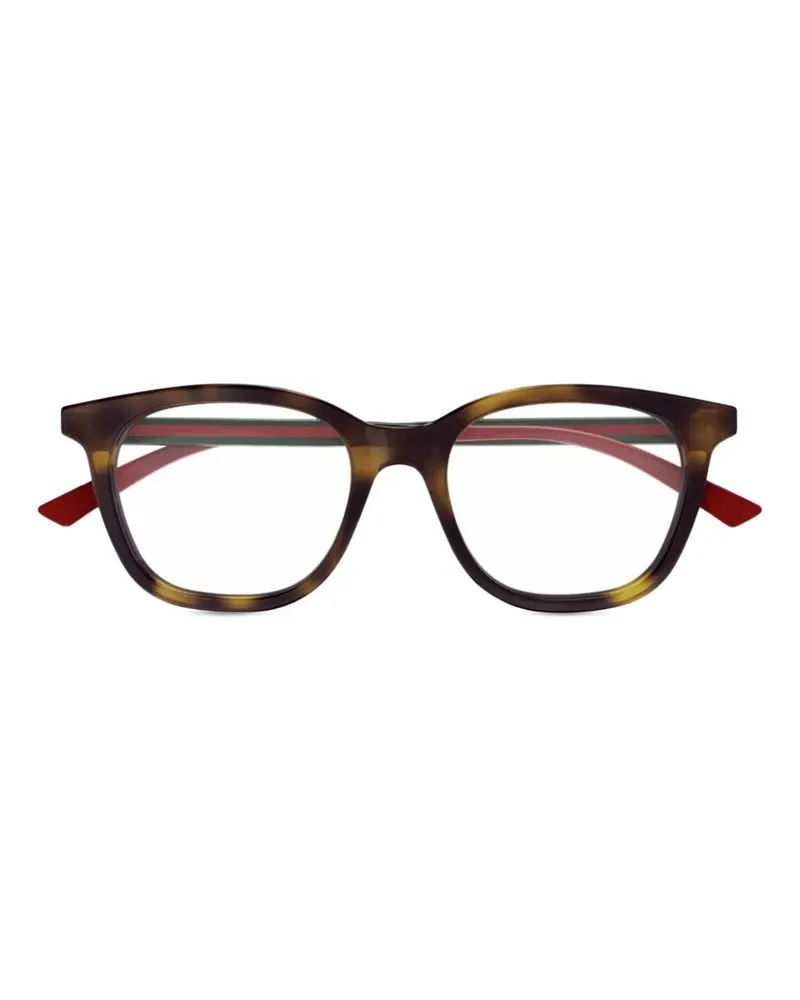 Gucci Brille mit eckigem Gestell - Grün Grün