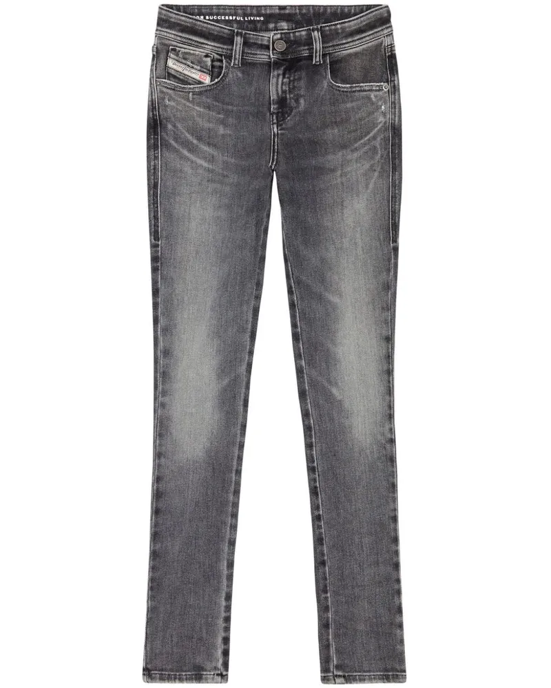 Diesel 2017 Slandy Skinny-Jeans - Grau Grau