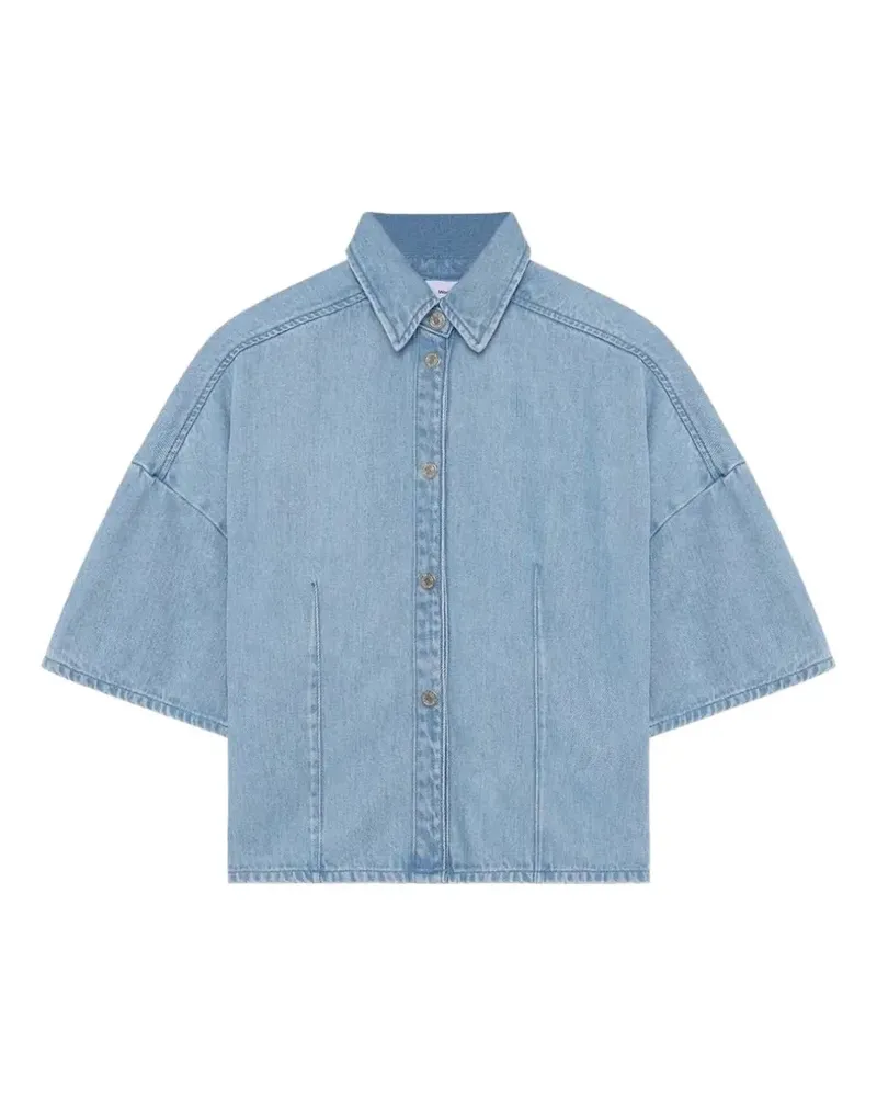 Won Hundred Gali short-sleeve denim shirt - Blau Blau