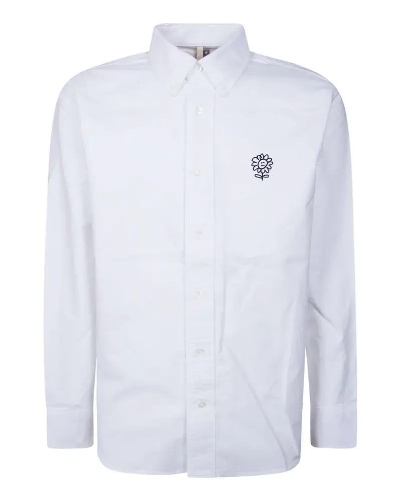 Sunflower Hemd mit Stickerei - Weiß Weiß
