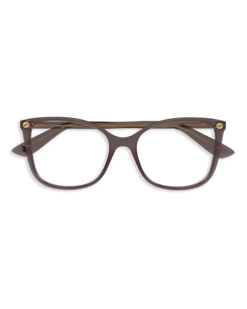 Gucci Cat-Eye-Brille - Braun Braun