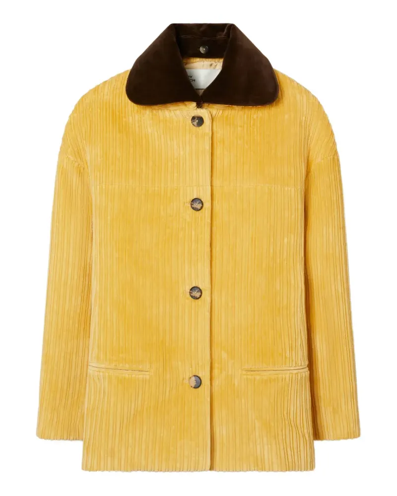 Tory Burch Buddy Cordjacke - Gelb Gelb