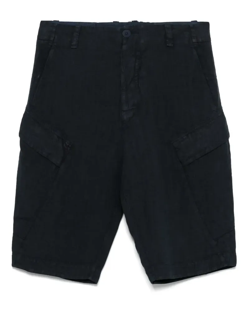 TRANSIT Klassische Cargo-Shorts - Blau Blau