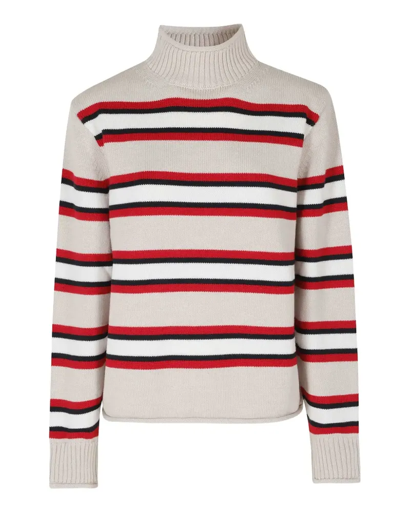 Semicouture Gestreifter Pullover - Nude Nude