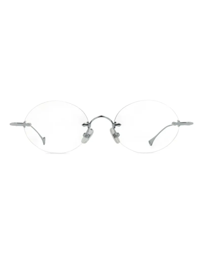 Eyepetizer Brille mit rundem Gestell - Silber Silber