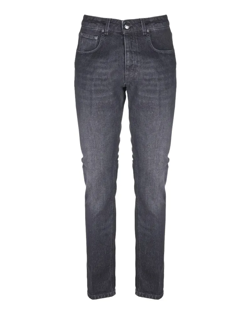 Be Able washed slim-fit jeans - Schwarz Schwarz