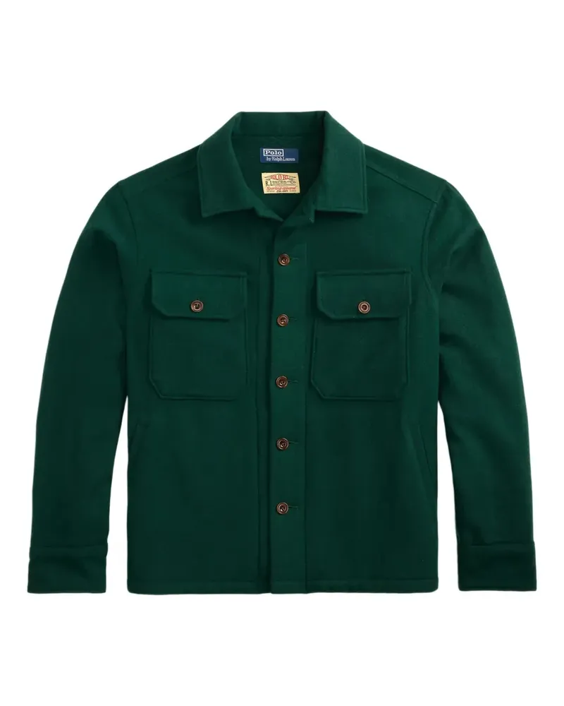 Ralph Lauren Hemdjacke mit Ellenbogen-Patches - Grün Grün