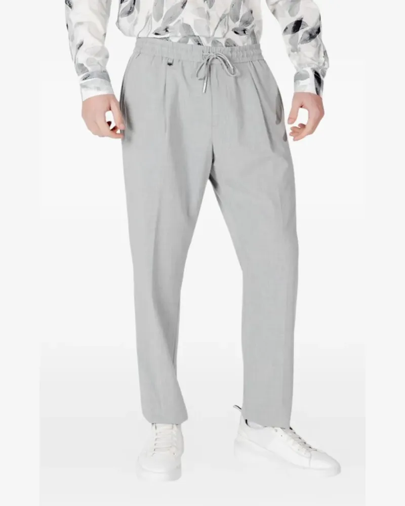 Antony Morato drawstring-waist pleated trousers - Grau Grau