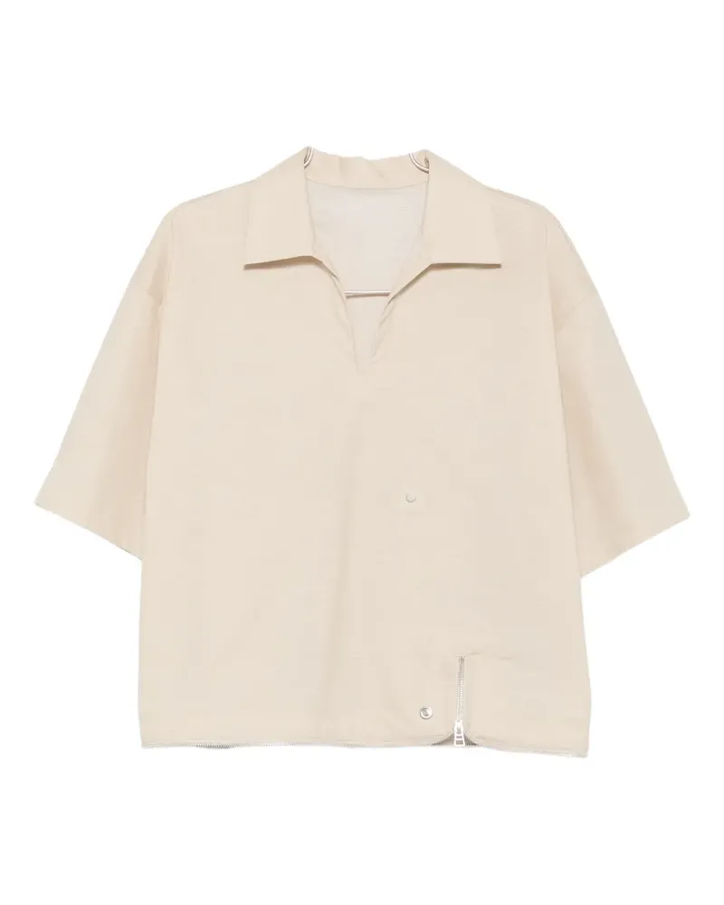 Issey Miyake Fasten Up top - Nude Nude