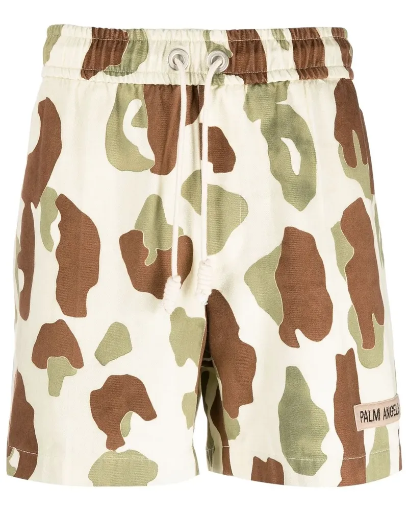Palm Angels Shorts mit Camouflage-Print - Nude Nude