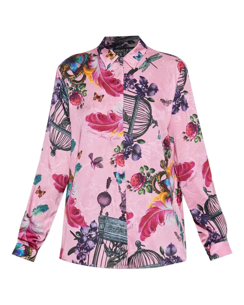 Versace Jeans paisley-print shirt - Rosa Rosa