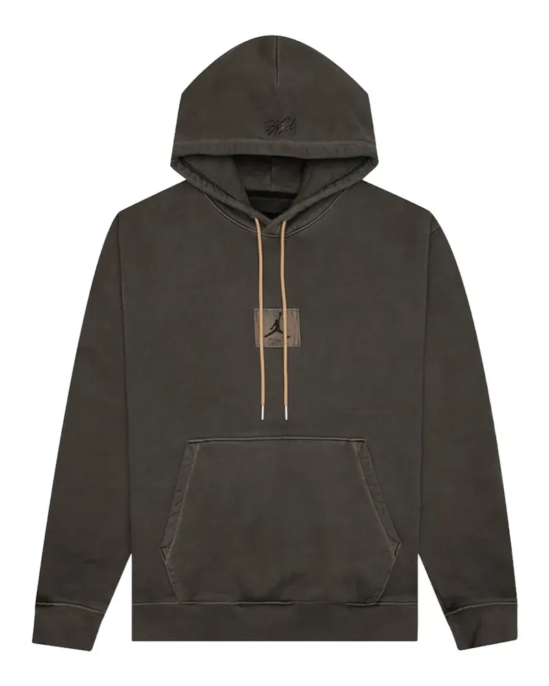 Jordan logo-patch hoodie - Schwarz Schwarz