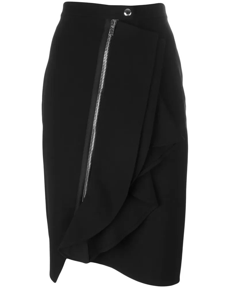 Givenchy Asymmetrischer Rock - Schwarz Schwarz