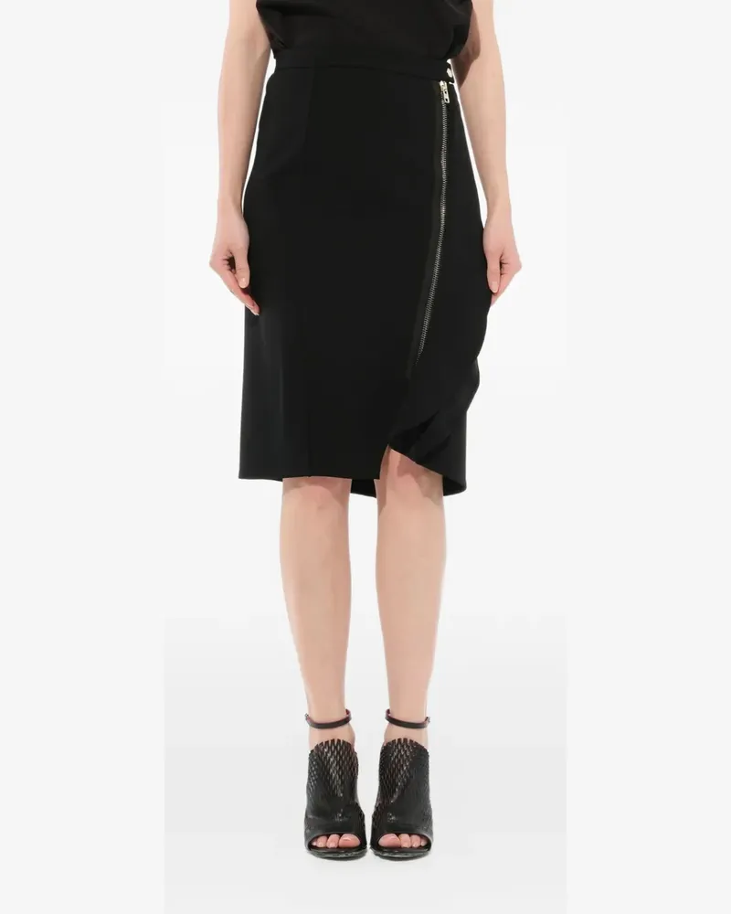 Givenchy Asymmetrischer Rock - Schwarz Schwarz