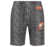 Shorts mit Polka Dots - Schwarz