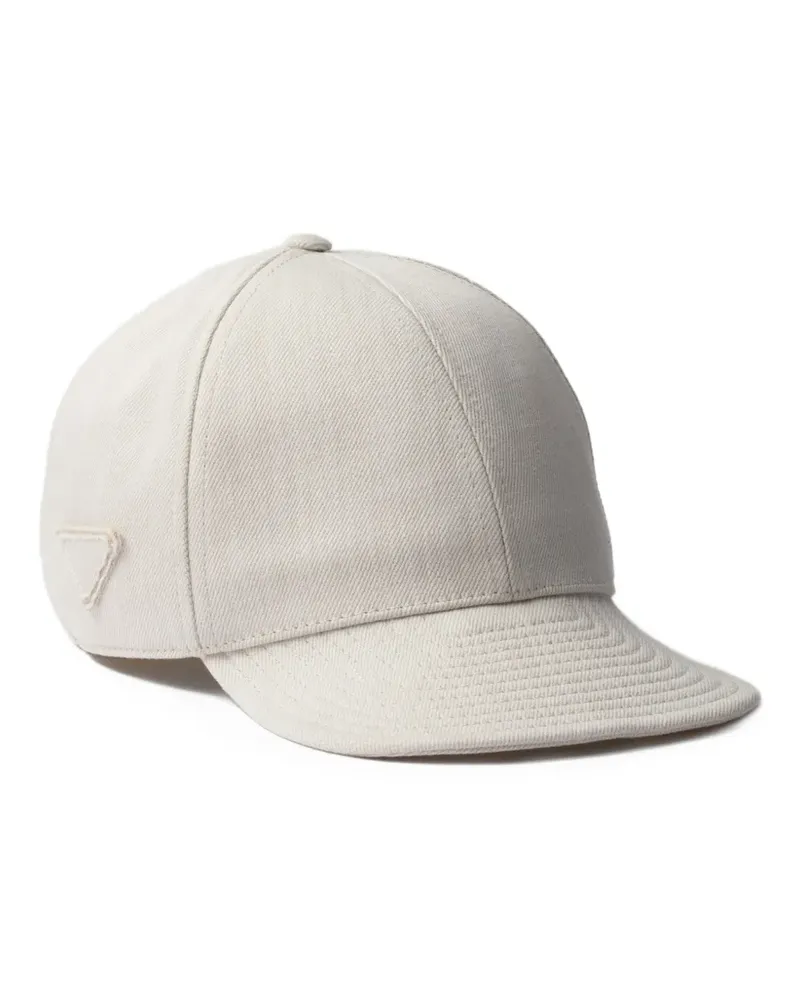 Prada denim baseball cap - Nude Nude