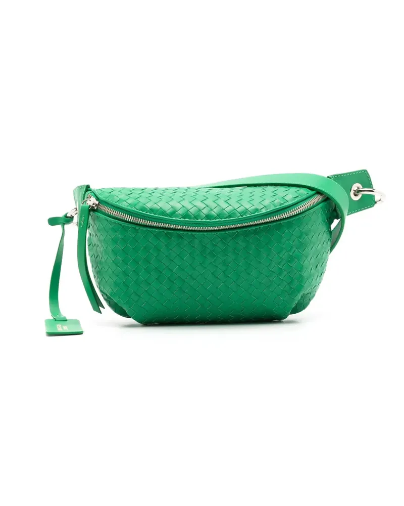 Sarah Chofakian Gewebter Shopper - Grün Grün