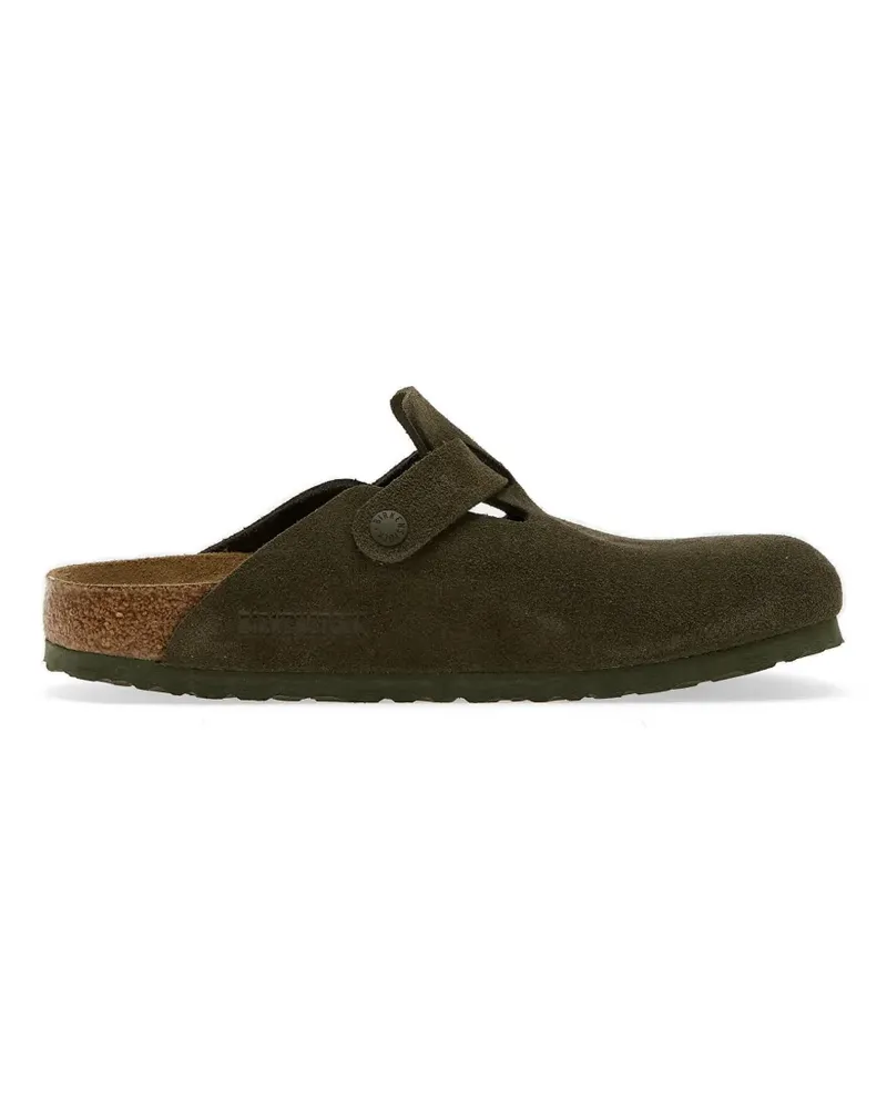 Birkenstock Boston suede mules - Grün Grün