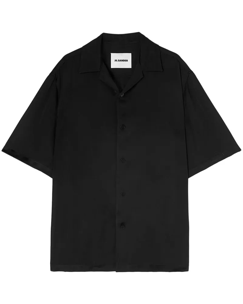 Jil Sander Klassisches Hemd - Schwarz Schwarz