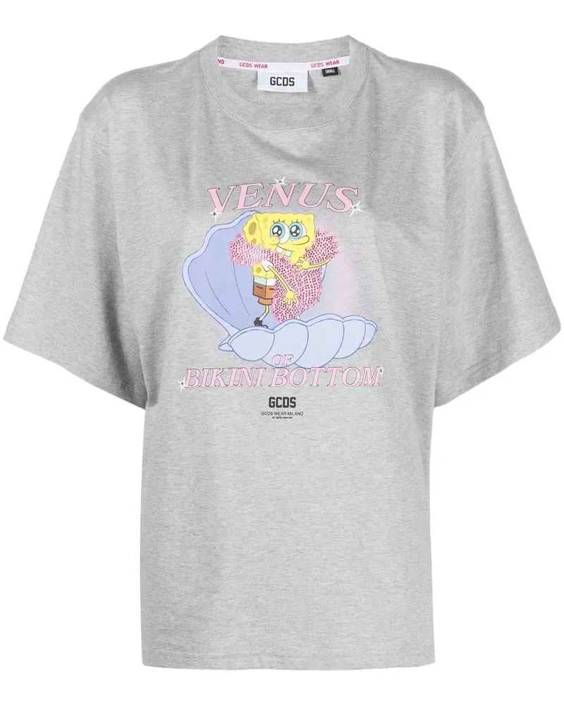 GCDS x SpongeBob SquarePants™ T-Shirt - Grau Grau
