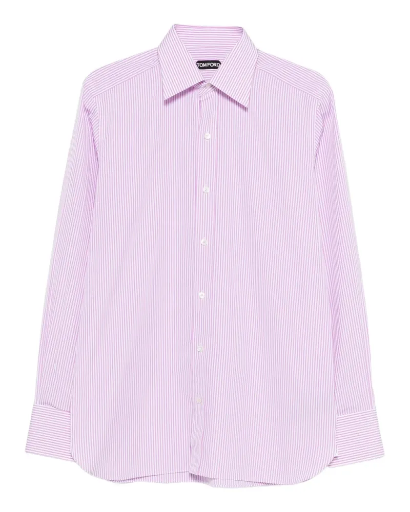 Tom Ford Gestreiftes Hemd - Rosa Rosa