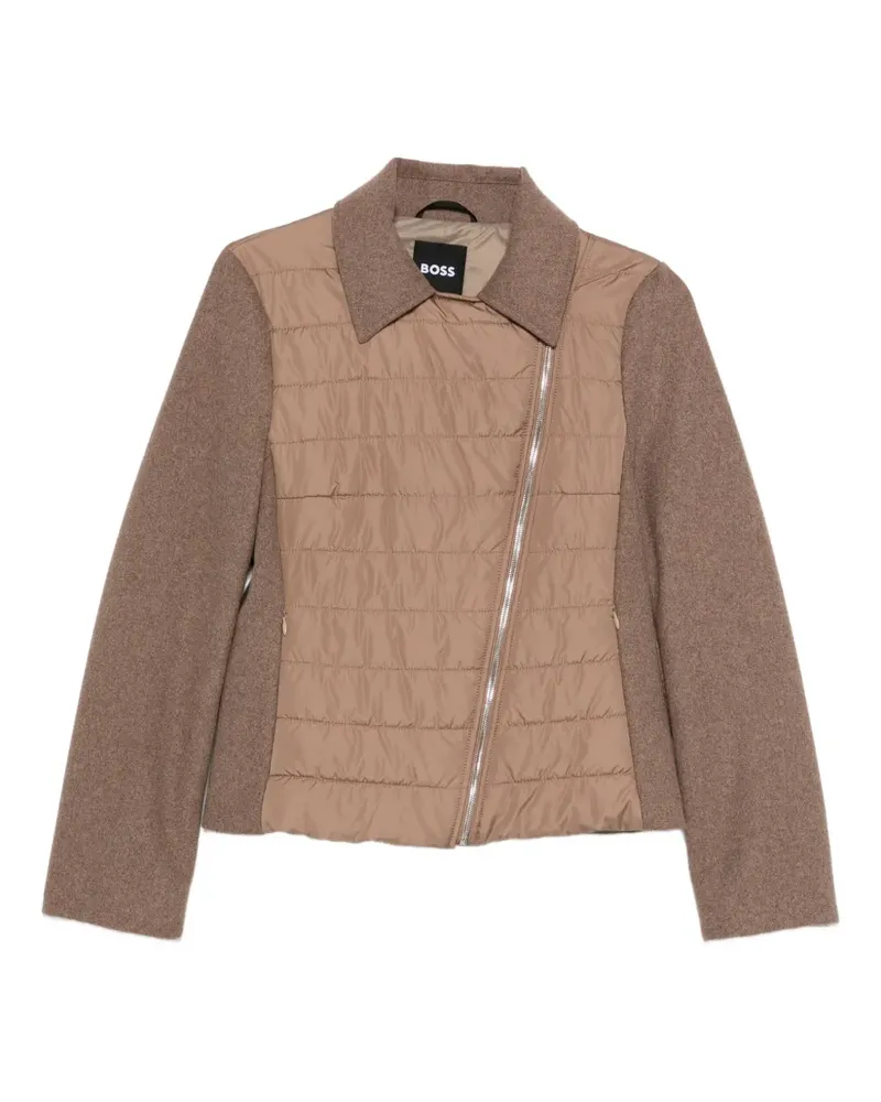HUGO BOSS Gesteppte Bomberjacke - Nude Nude