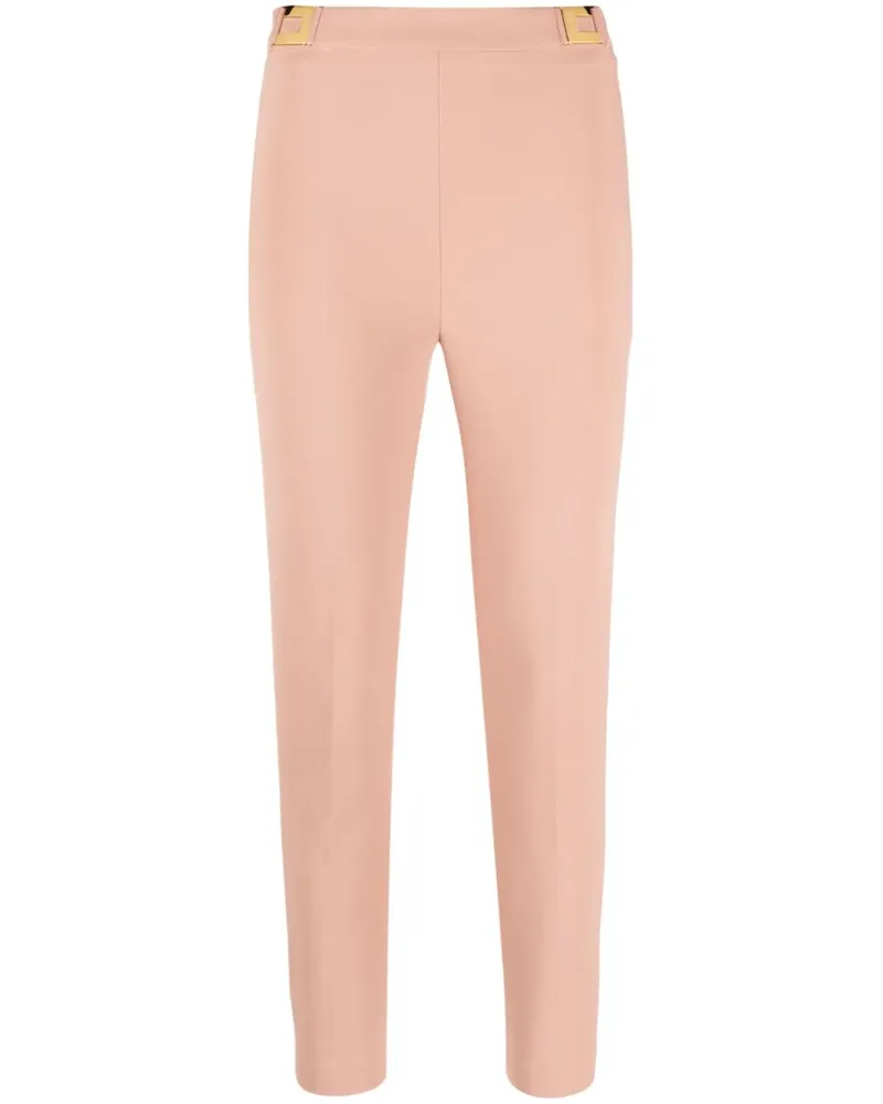 Elisabetta Franchi Hoch sitzende Skinny-Hose - Rosa Rosa