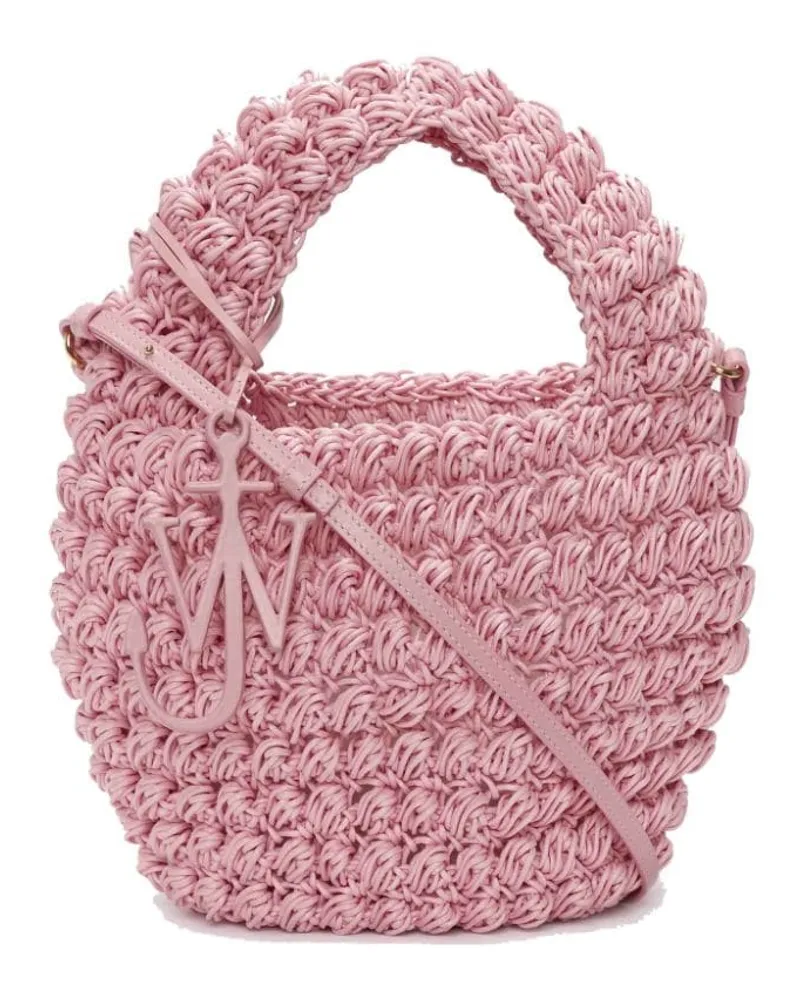 J.W.Anderson Gewebte Popcorn Korbtasche - Rosa Rosa