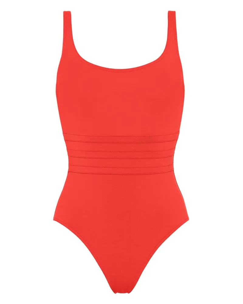 Eres Asia Badeanzug mit rundem Ausschnitt - Rot Rot