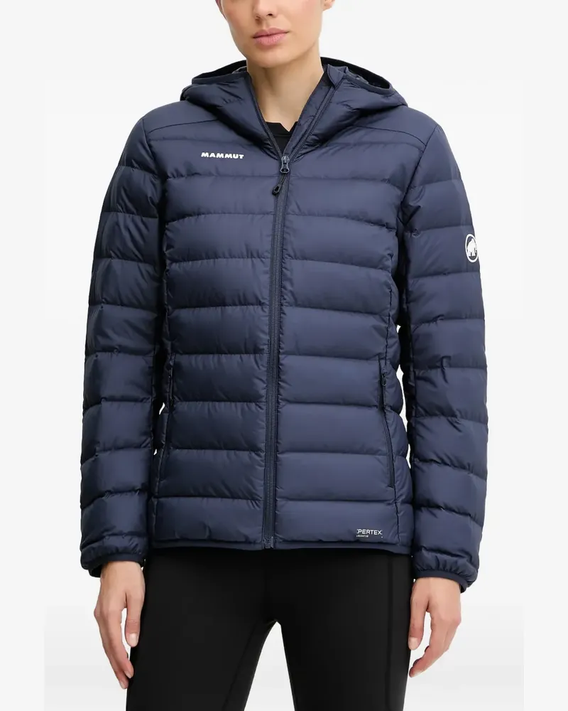 Mammut logo-print padded jacket - Blau Blau