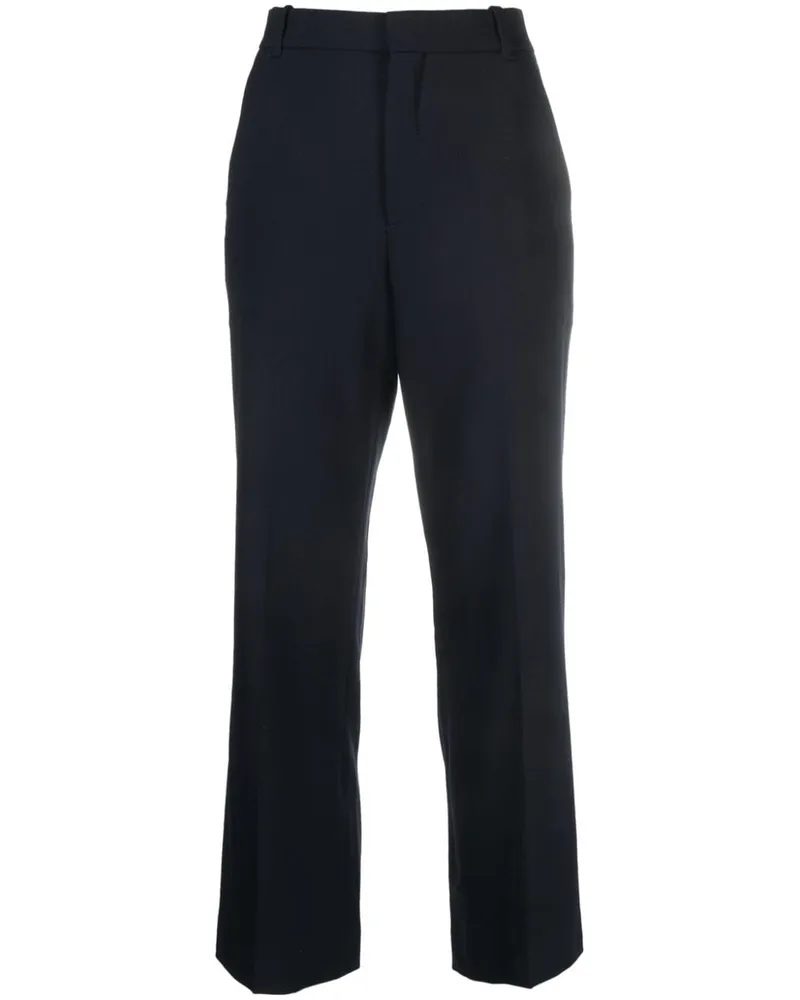 Chloé Ausgestellte Cropped-Hose - Blau Blau