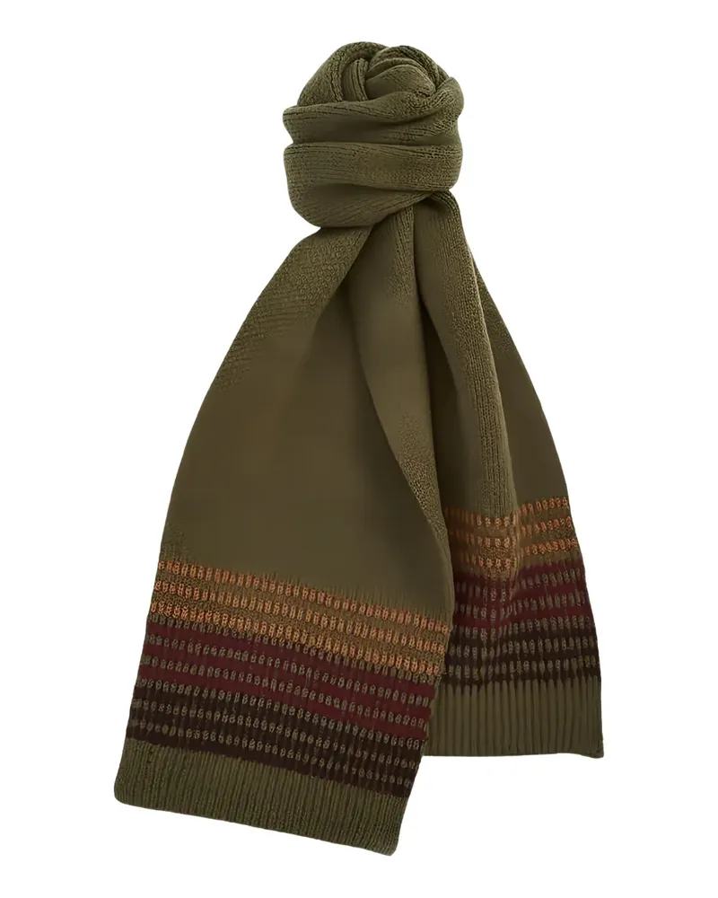 Barbour Set aus Beanie und Schal - Grün Grün