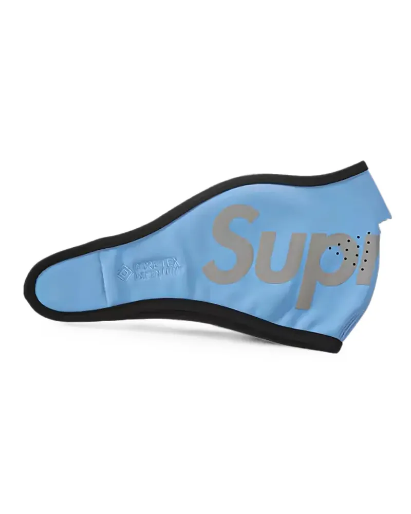 Supreme Being Windstopper Mundschutzmaske mit Logo-Print - Blau Blau
