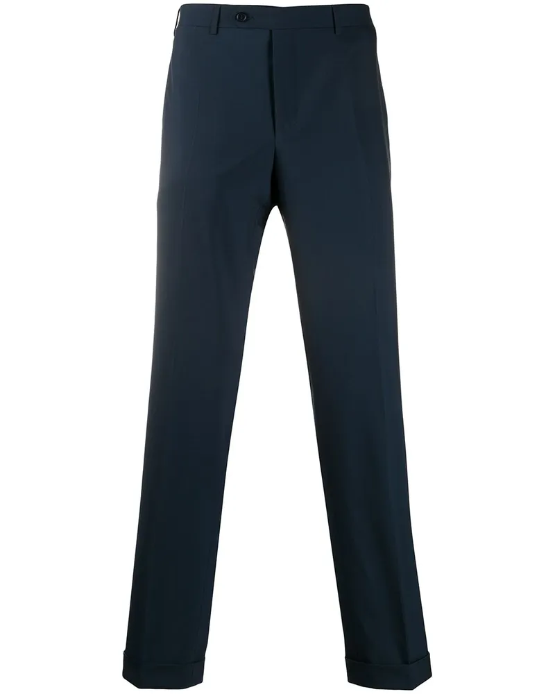Canali Schmale Hose - Blau Blau