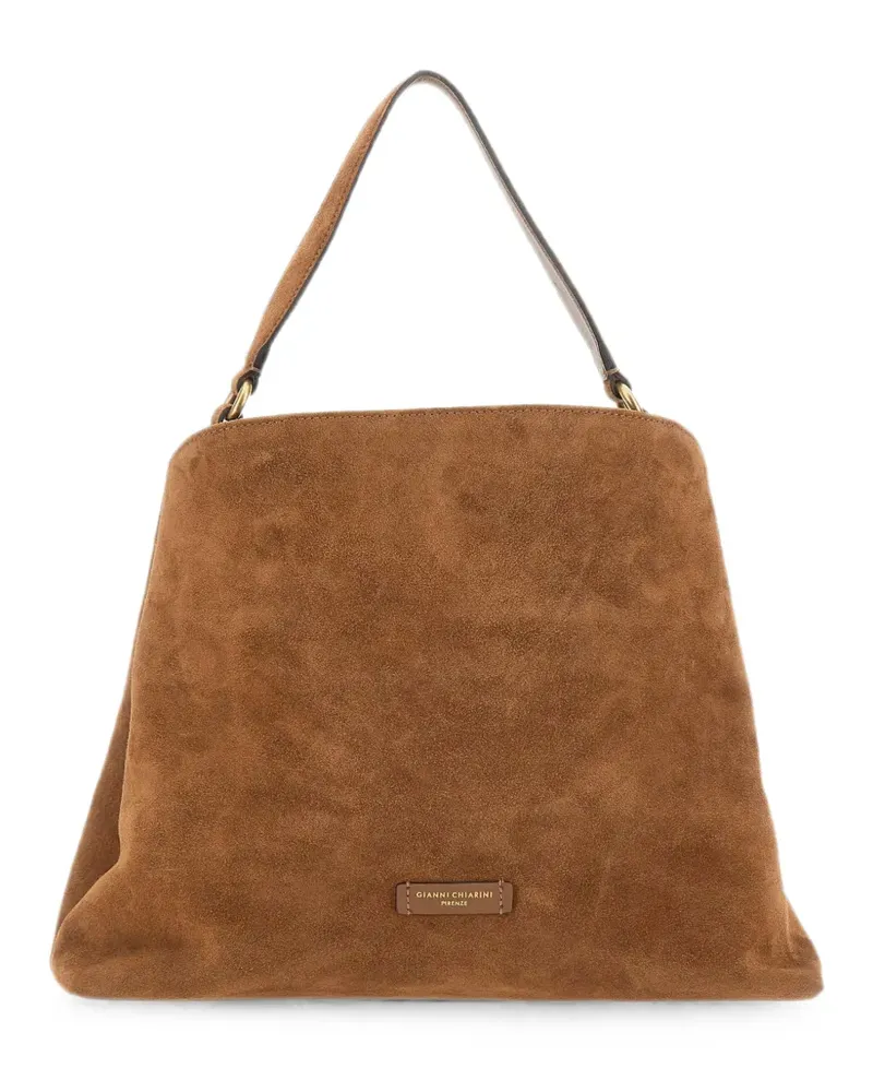 Gianni Chiarini Fiona suede tote bag - Braun Braun
