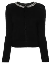 Ermanno Scervino Cardigan mit Kristallen Schwarz