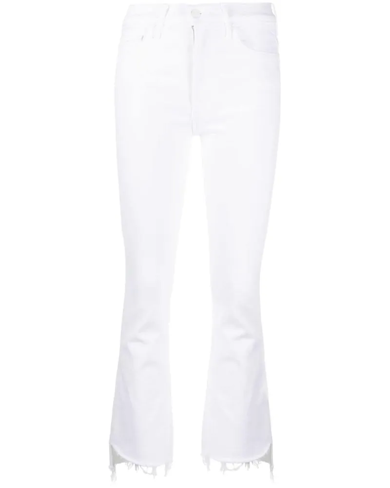Mother The Insider Cropped-Jeans - Weiß Weiß