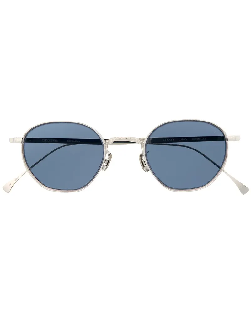 EYEVAN 7285 Sonnenbrille mit rundem Gestell - Silber Silber