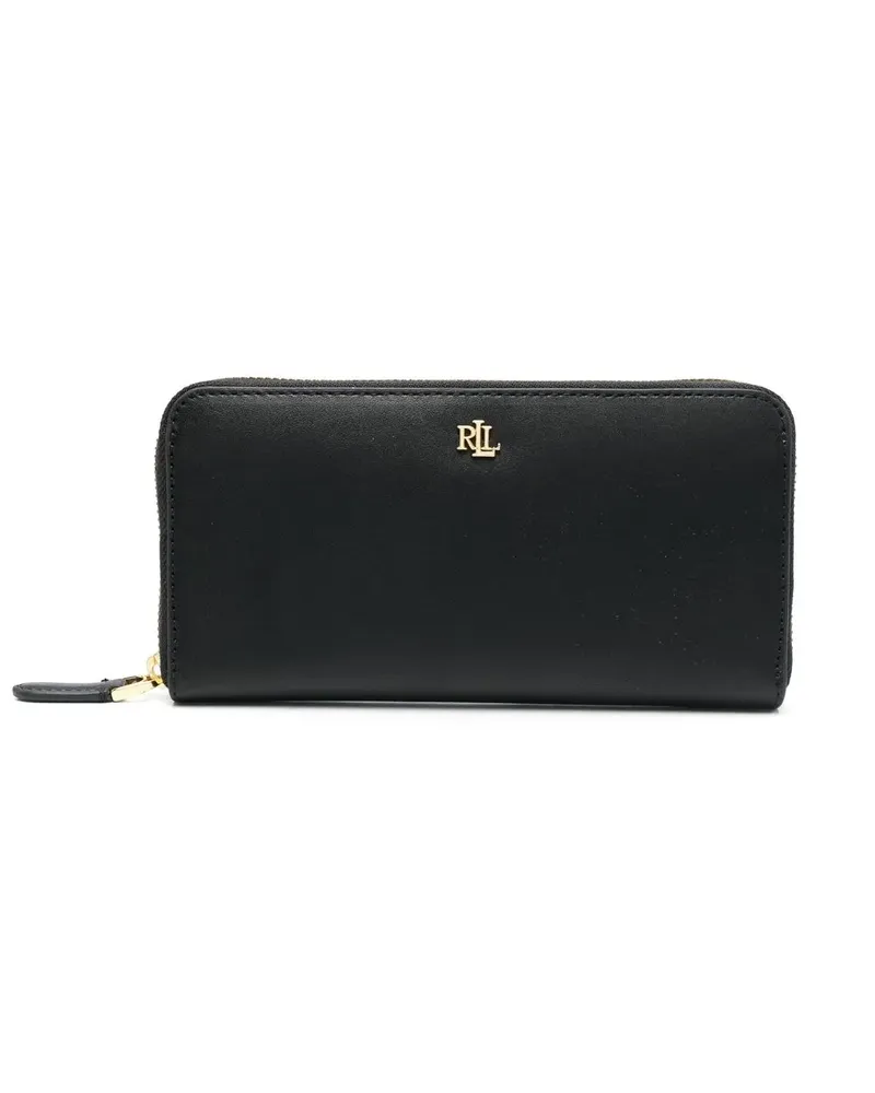 Ralph Lauren Portemonnaie mit Logo-Schild - Schwarz Schwarz