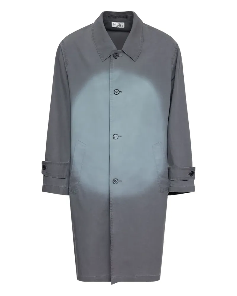 Maison Margiela Einreihiger Mantel - Grau Grau