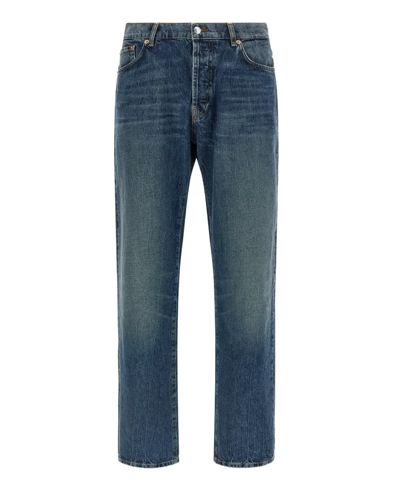 Department 5 stone-washed straight jeans - Blau Blau