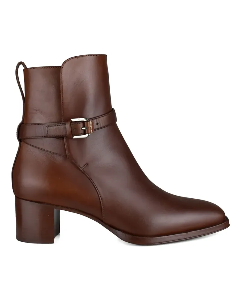 Ralph Lauren Callie Stiefel mit Schnallenriemen - Braun Braun