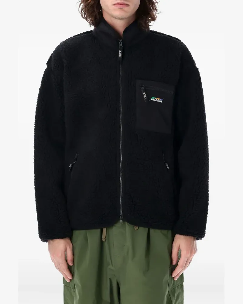 Manastash Fleecejacke mit Reißverschluss - Schwarz Schwarz