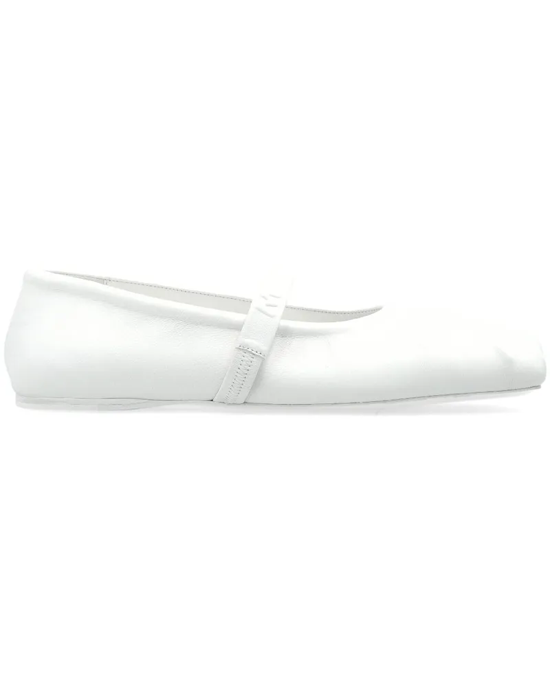 Marni Ballerinas aus Leder - Weiß Weiß
