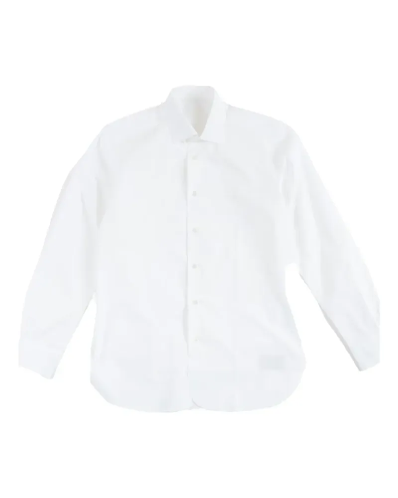 Fortela Jack classic-collar shirt - Weiß Weiß