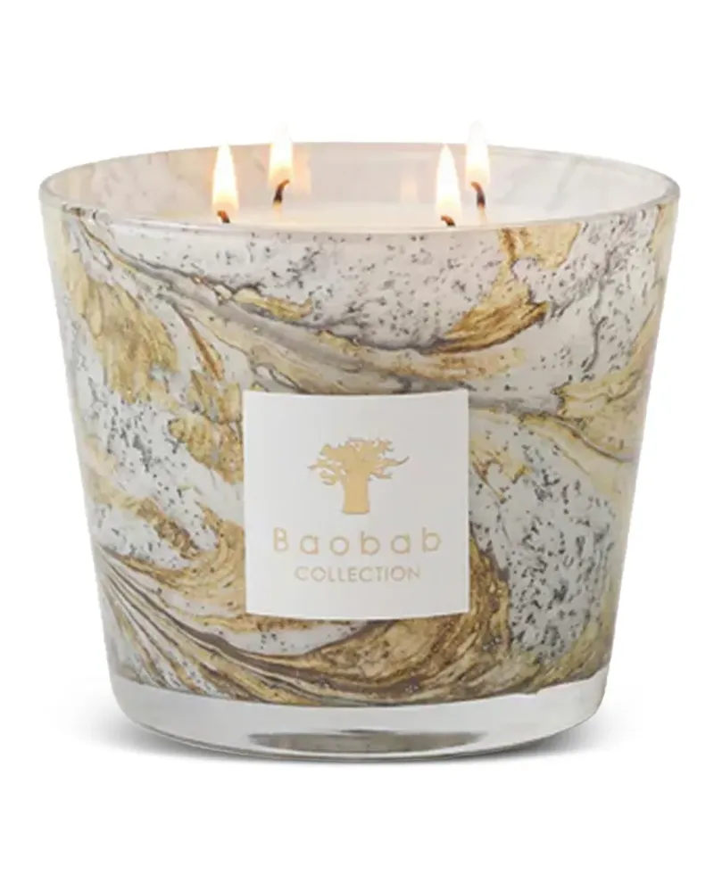 Baobab Collection Naïs Duftkerze mit Marmor-Effekt (10cm) - Nude Nude