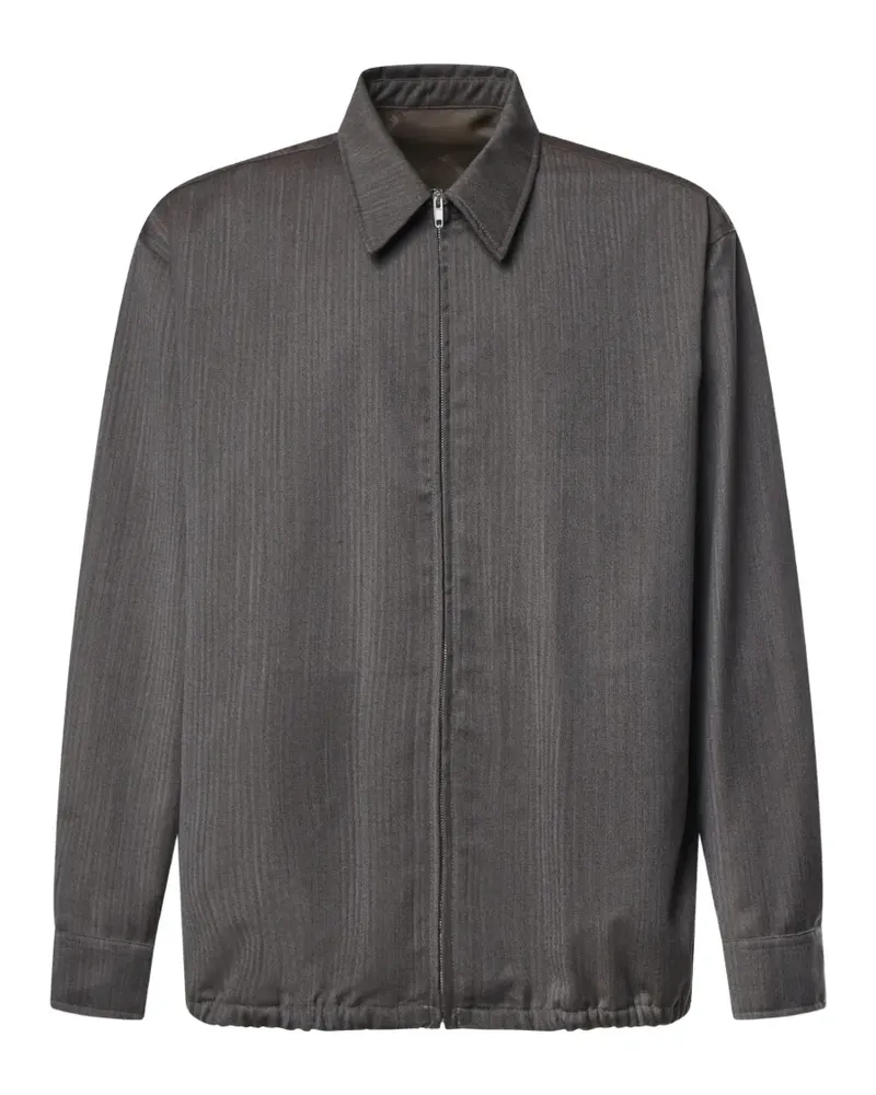 Magliano Leichte Jacke mit Fischgrätenmuster - Braun Braun