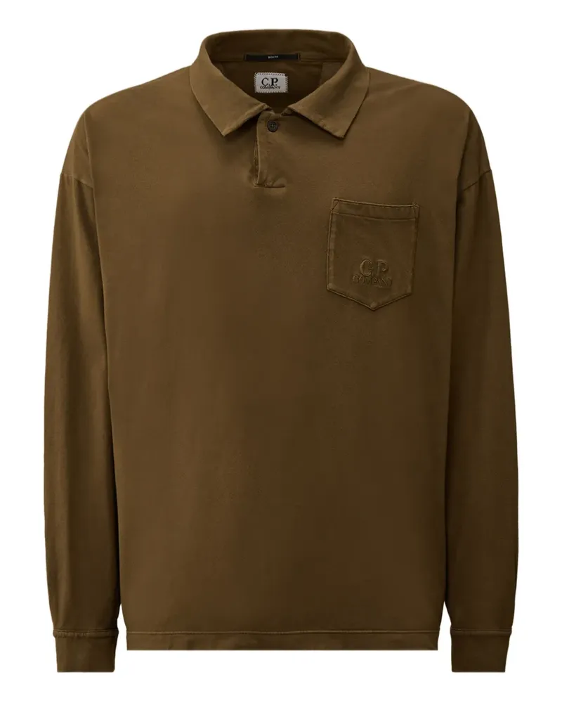 C.P. Company Poloshirt mit Brusttasche - Grün Grün