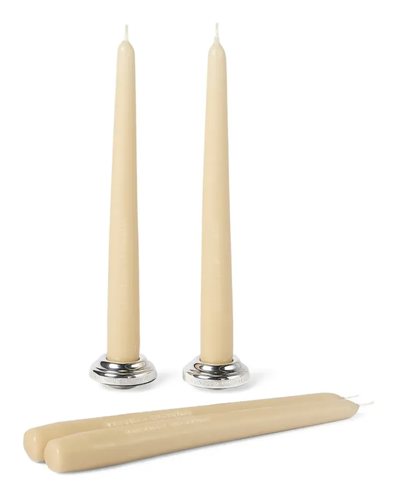 Brunello Cucinelli Kerzenständer mit Logo-Gravur (4er-Set) - Nude Nude